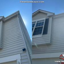 Professional House Washing in Ballwin, Missouri.